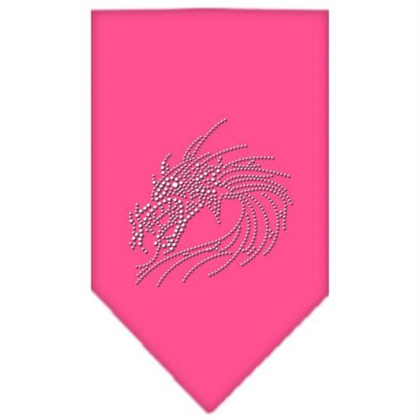 Unconditional Love Dragon Rhinestone Bandana Bright Pink Small UN759705
